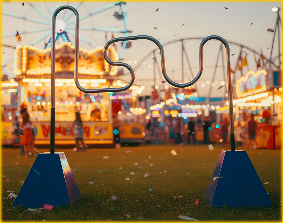 Buzz wire gigante Barcelona