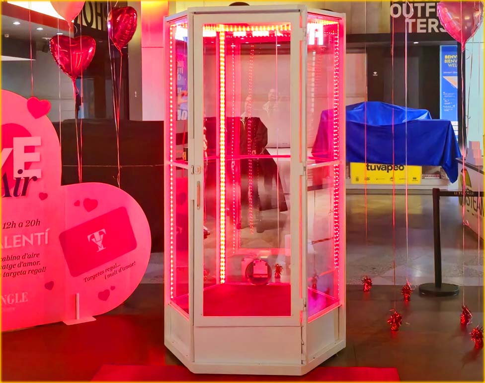 Cabina de Aire Para Eventos y Promociones en Barcelona