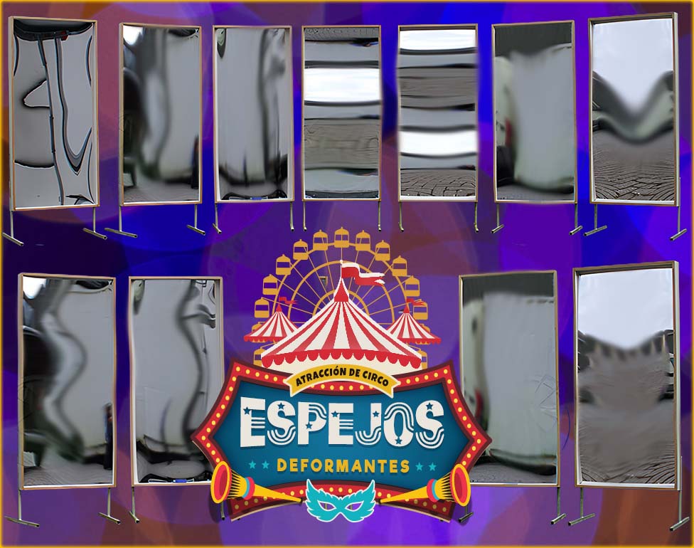 Espejos deformanctes de circo en Barcelona