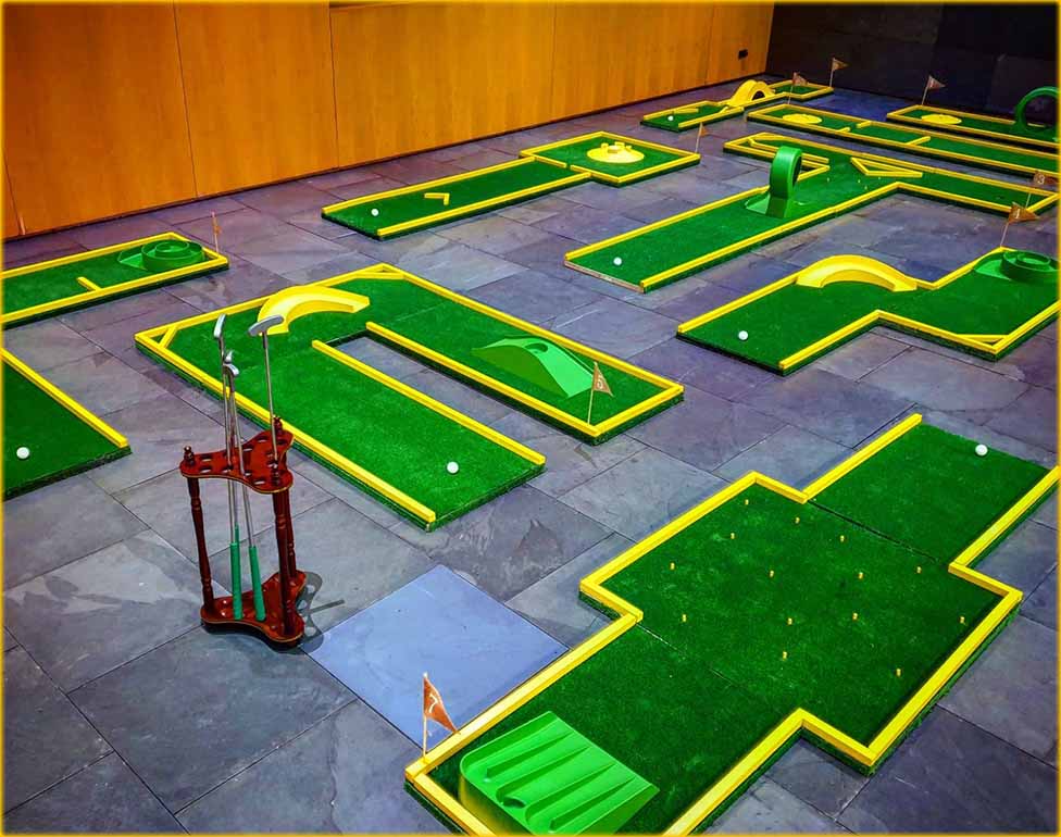 Minigolf para eventos en Barcelona