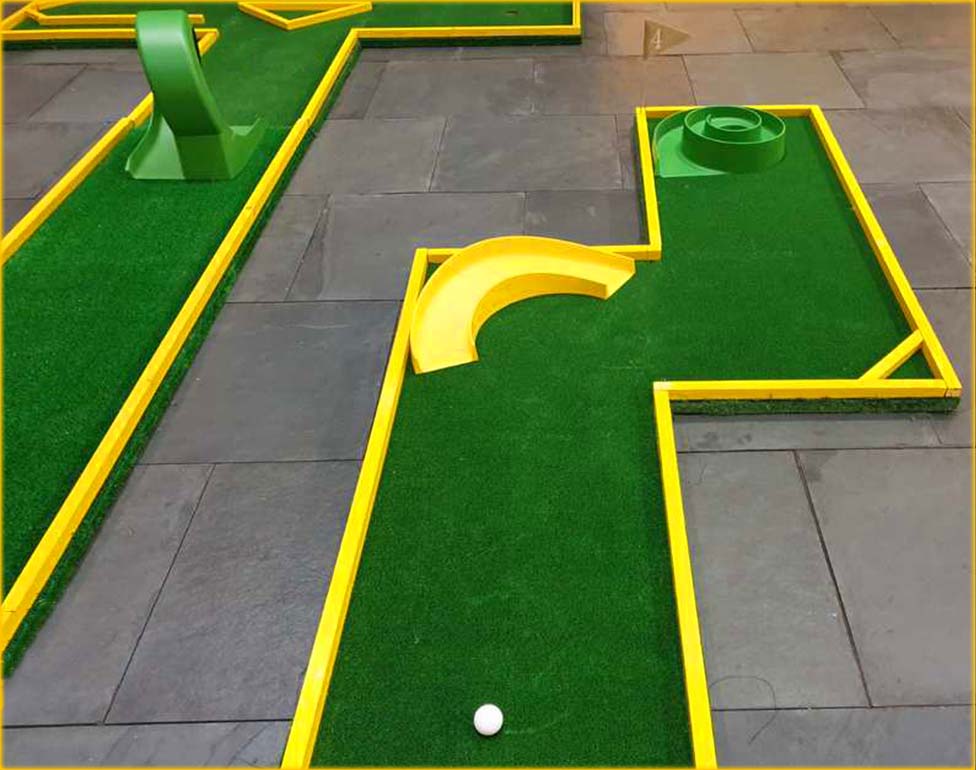 Pistas de minigolf para eventos en Barcelona
