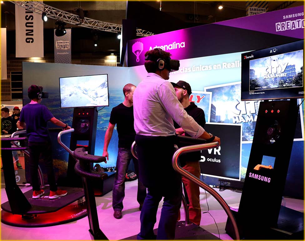 Simulador de experiencias de RV Barcelona