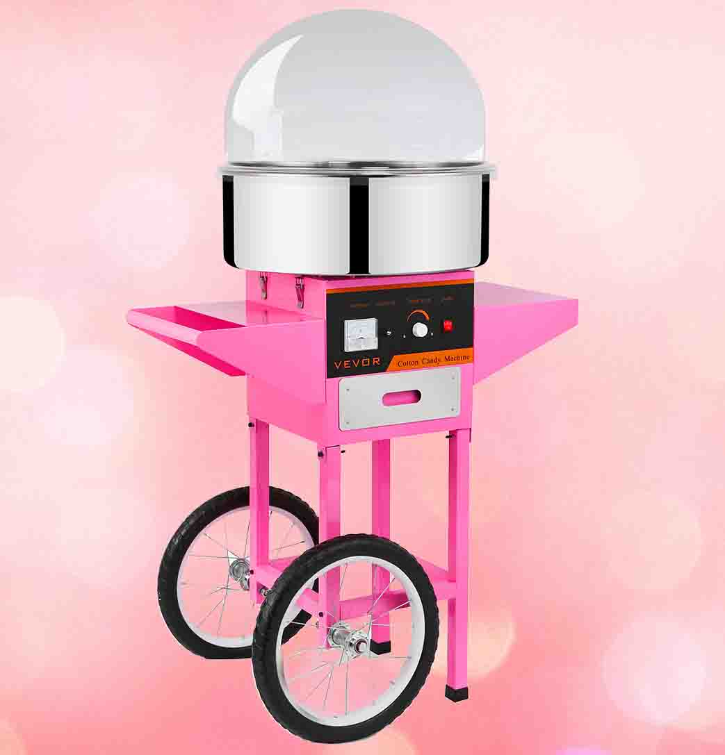 Alquiler carrito de algodón de azúcar para fiestas Barcelona