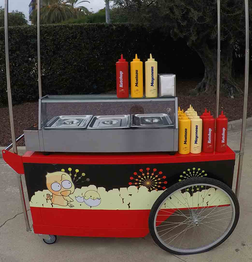 Alquiler carritos de hamburguesas para eventos Barcelona